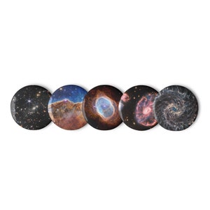 James Webb Set of Pin Buttons