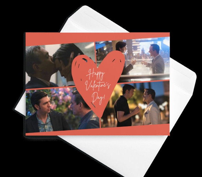 Tarjeta del día de San Valentín de Tom y Greg