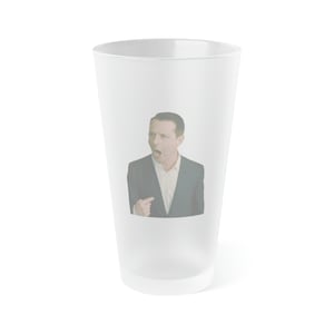 Kendall Roy Eldest Boy Frosted Pint Glass 16oz