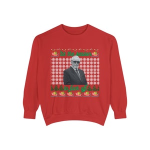 Logan Roy Unisex Garment-Dyed Weihnachts Sweatshirt