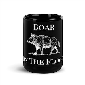 Boar On The Floor Glossy Mug