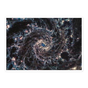 JWST James Webb Space Telescope Phantom Galaxy Sticker
