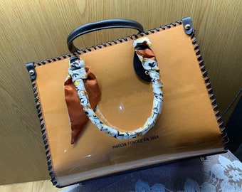 126◇HERZ LEATHER PAPER BAG CUSTOM MADE 126◇HERZ LEATHER PAPER