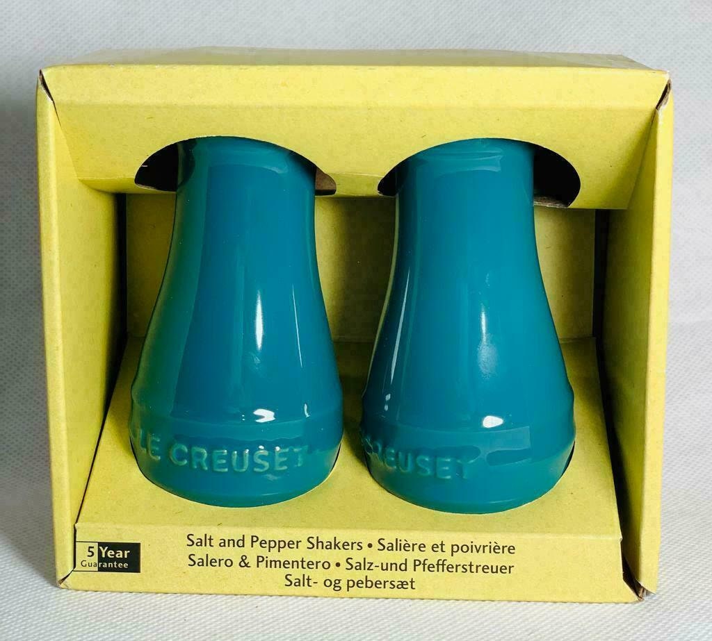 le creuset salt and pepper teal