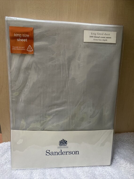 Sanderson King Fitted Sheet 1000 Thread 