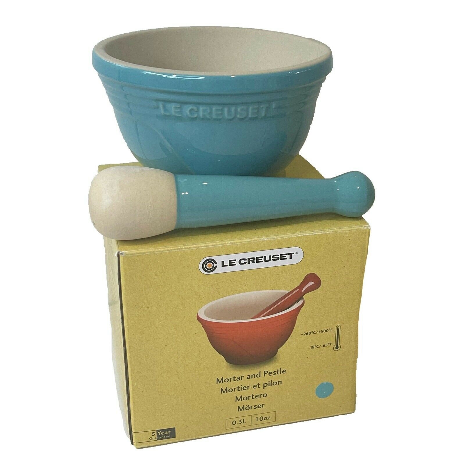 Le Creuset Mortar and Pestle Set Turqouise 10oz/0.3l Etsy