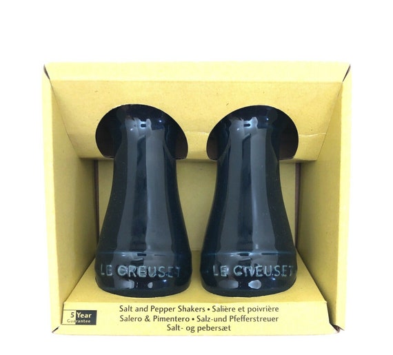 le creuset blue salt and pepper