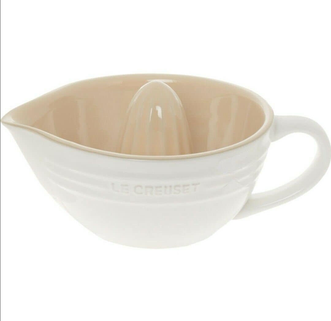 Le Creuset White Citrus Juicer Lemon Orange Squeezer Brand New Etsy