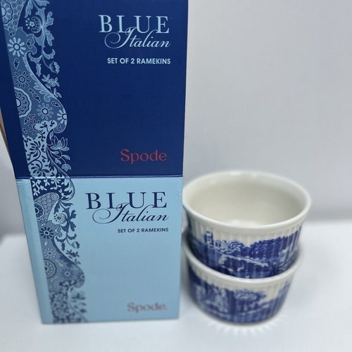 Spode Blue Italian Ramekins set of 2 Etsy UK