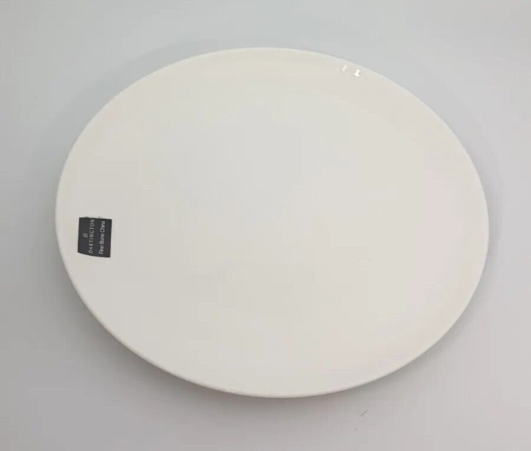 Dartington Dinner Plate White Plates Bone China Dartington Etsy UK