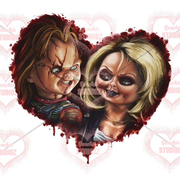 Chucky Tiffany PNG Heart