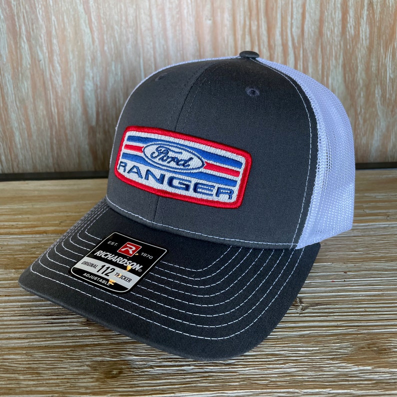 Vintage Ford Ranger Truck Retro Patch + Richardson 112 Charcoal Grey ...