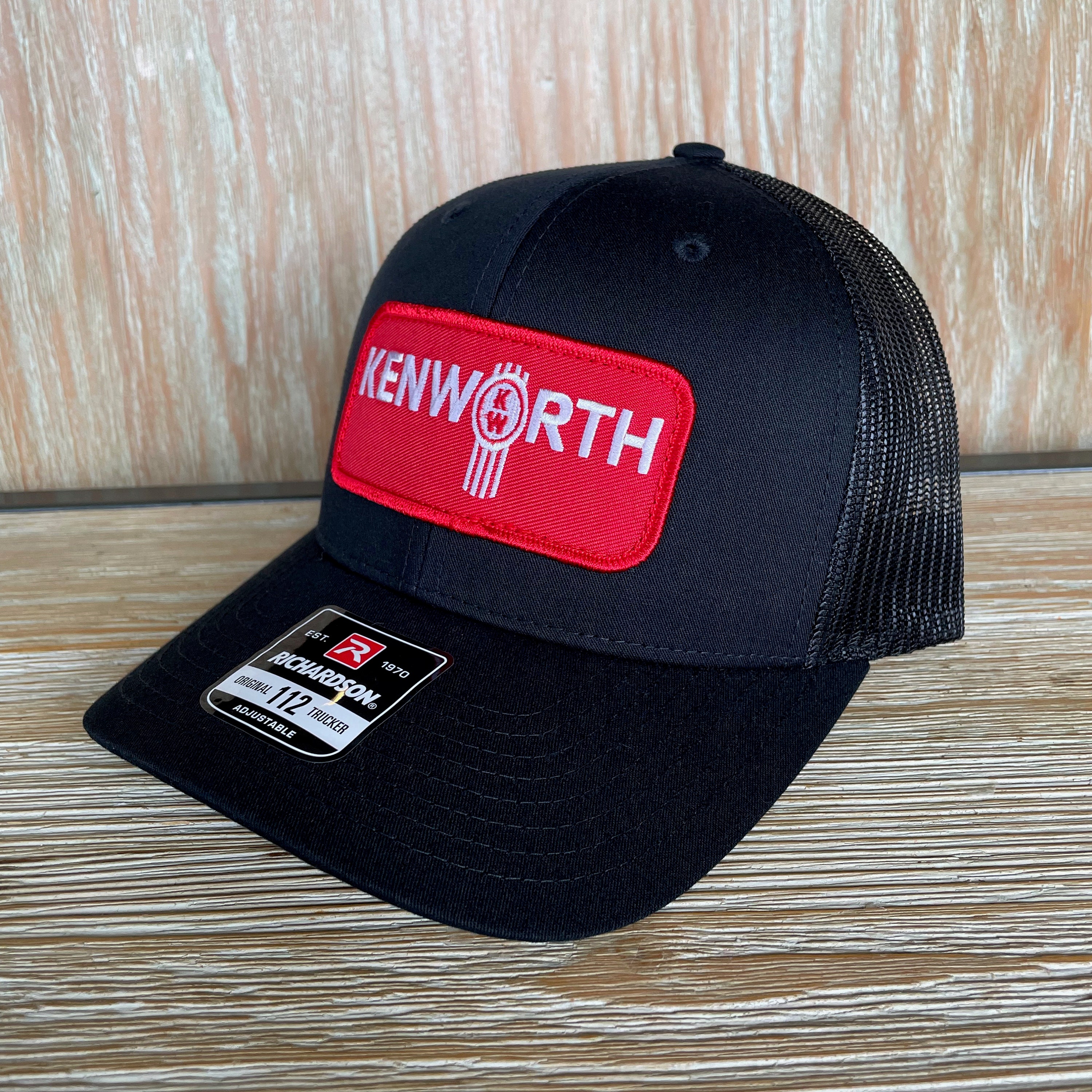Vintage Kenworth Trucking Retro Patch + Richardson 112 Black  display picture 2