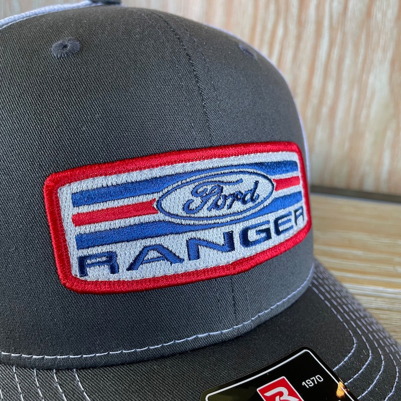 Vintage Ford Ranger Truck Retro Patch + Richardson 112 Charcoal Grey ...