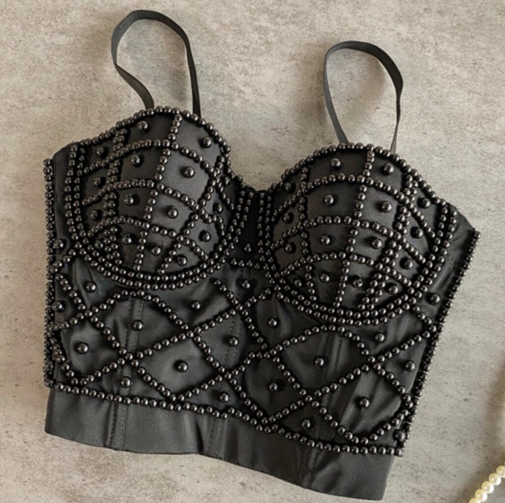 Pearl Bustier - Etsy Canada