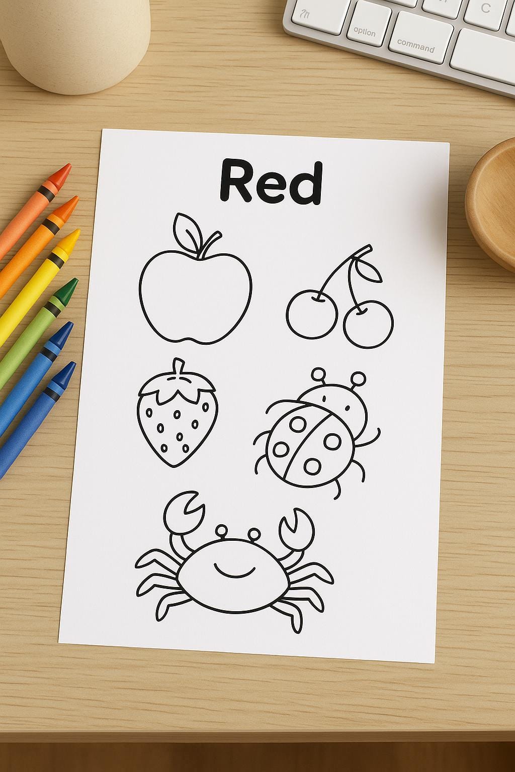 Learning Colors Coloring Pages for Kids | Toddler Printables ...