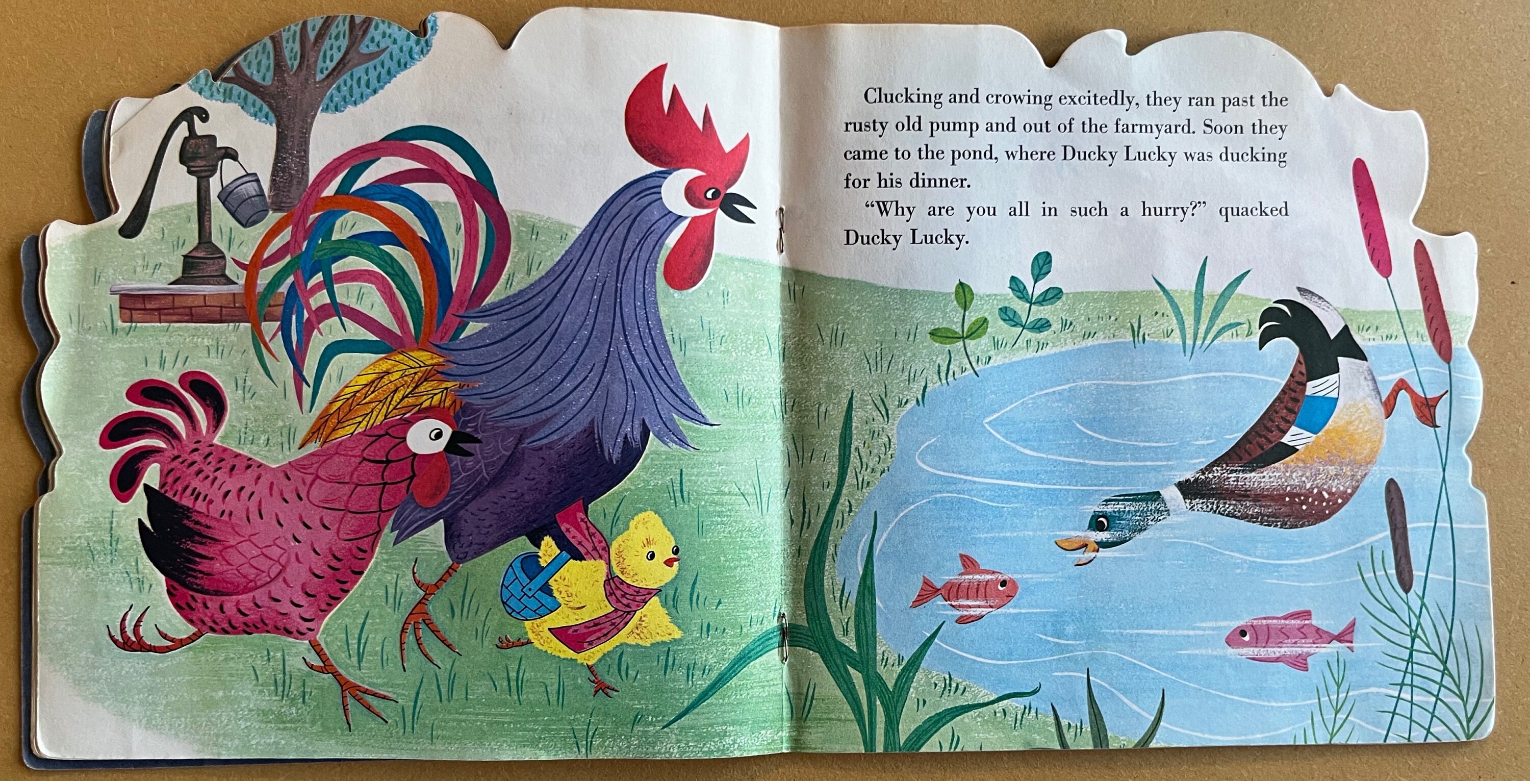 Chicken Little by Ruth Ruhman - A Golden Shape Book (1973) - Etsy