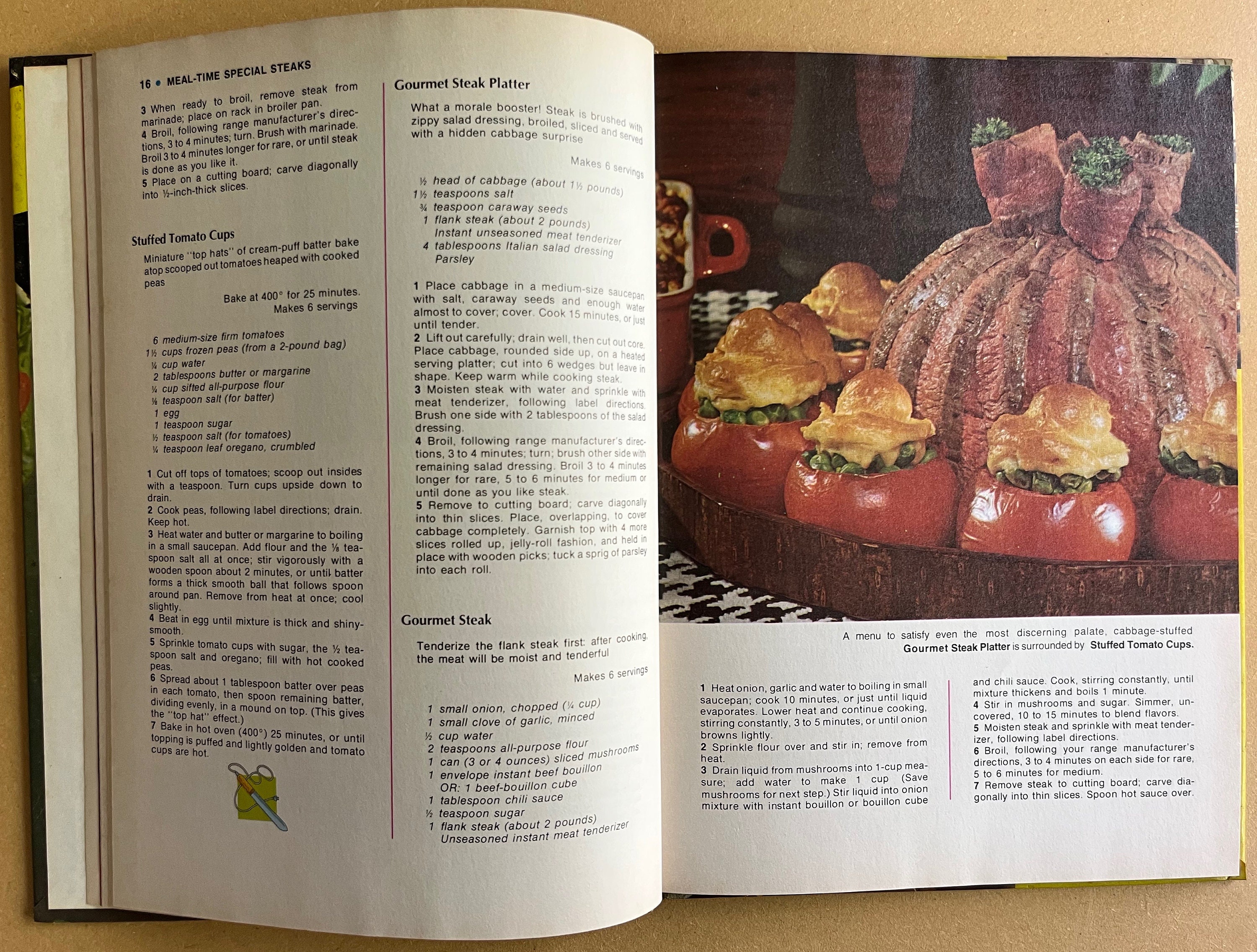 Family Circle Meat Cookbook 1978 Hardcover 