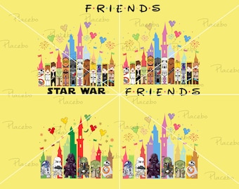 Star Wars Squad Goals Png Bundle: Clipart Cut Files (Digital Prints)