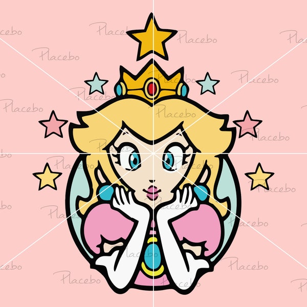 Princess Peach Svg, Princess Peach Png, Princess Peach Svg, Princess Png, Super Marıo World Png,Princess Peach Star Png,Princess Crown Svg,