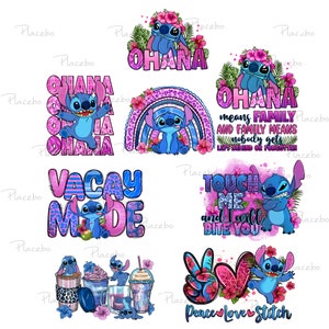 Stitch Svg, Aloha png, Summer Stitch png, Vacay mode Stitch png sublimation design, Ohana png, Ohana Stitch png sublimation Svg