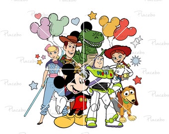 Magical Kingdom Friends PNG: Family Vacation Design (Digital Download)