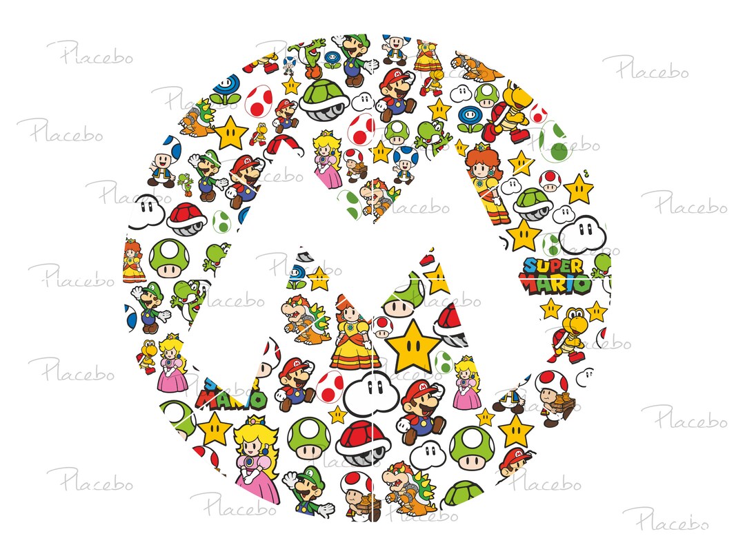 Super Mario Characters Pngsuper Mario Characters Png - Etsy