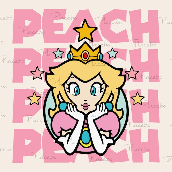 Princess Peach Svg, Princess Peach Png, Princess Peach Svg, Princess Png, Super Marıo World Png,Princess Peach Star Png,