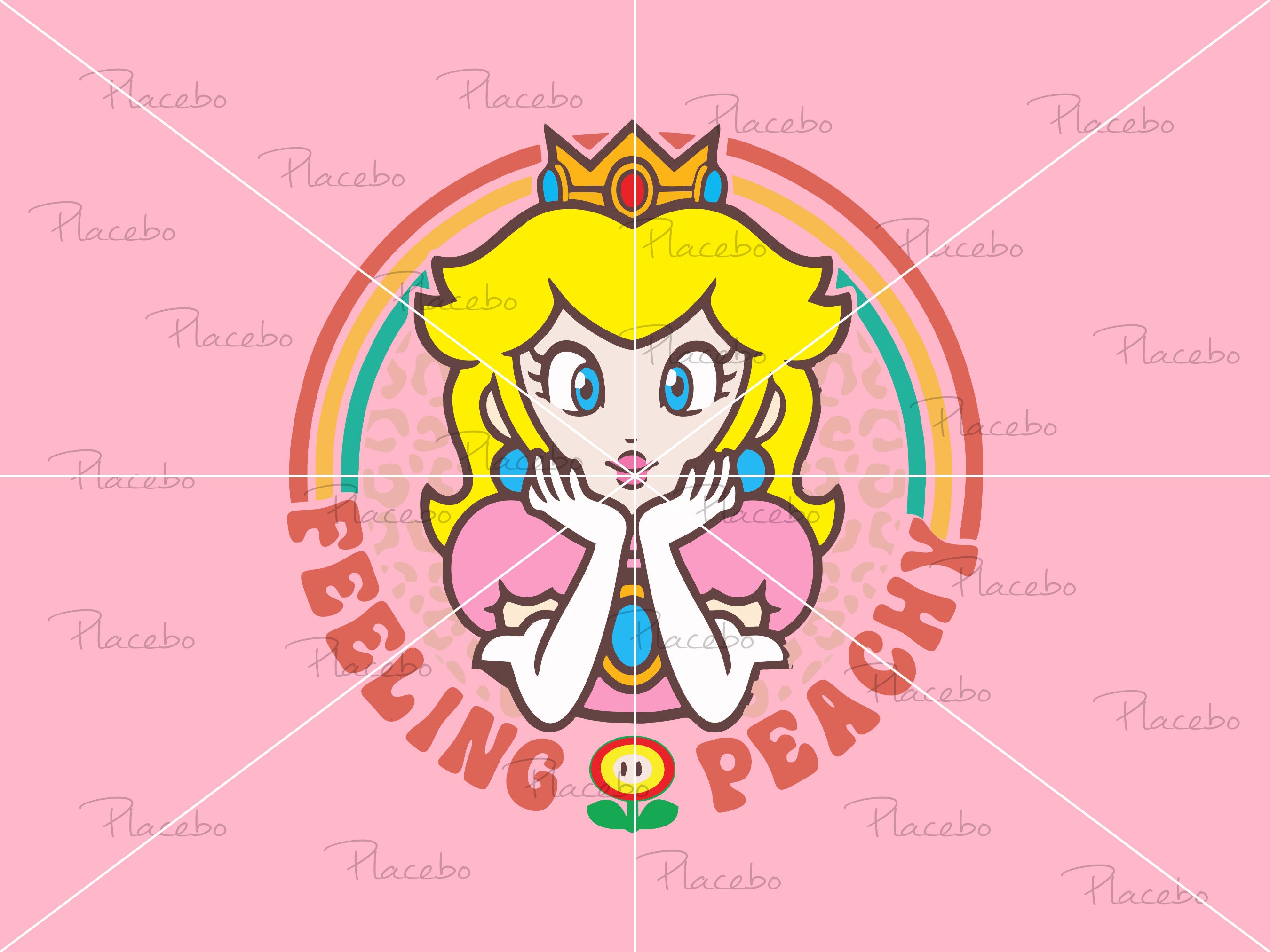 Princesa Peach Svg Princesa Peach Png Princesa Peach Svg Etsy España