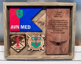 Fully customizable Military going away. Military plaque