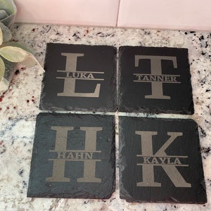 Slate coasters