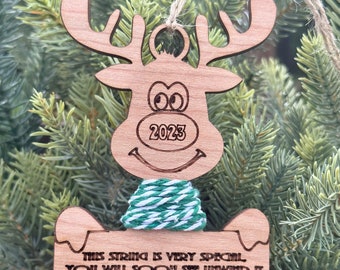 Keepsake height ornament, 2023 child Christmas ornament