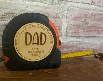 Custom personalized tape measure