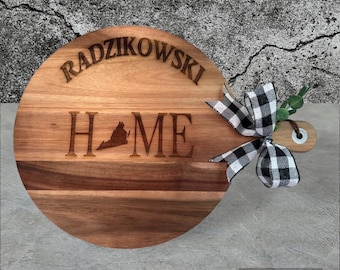 Personalized Cutting Board/ Personalized charcuterie board/ Realtor Closing gift/ housewarming gift/ wedding gift