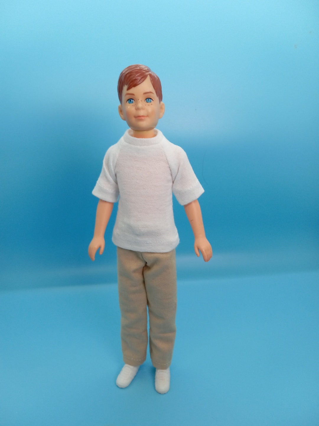 Vintage Skipper/ricky Doll Clothes Khaki Pants and Shirts Etsy