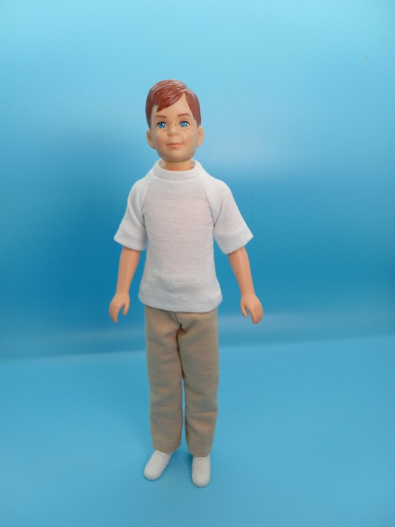 Vintage Skipper ricky Doll Clothes Khaki Pants and Shirts Etsy