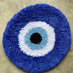 evil eye rug.
