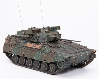 Handmade AM Mitsubishi 89 Infantry Fighting Vehicle, Brown Green Dual Color, 7th Division, 11th General Science Company, 3rd Squadron