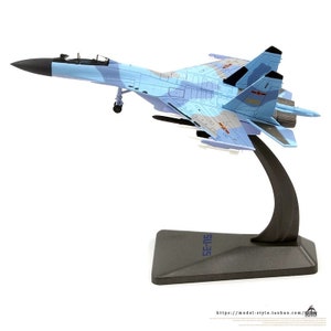 Modèle en alliage moulé sous pression d&#39;avion de combat militarisé chinois SU-35, échelle 1:48, jouet, Collection cadeau, affichage de Simulation