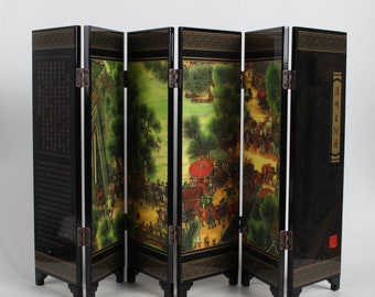 Paint lacquer screen by hand