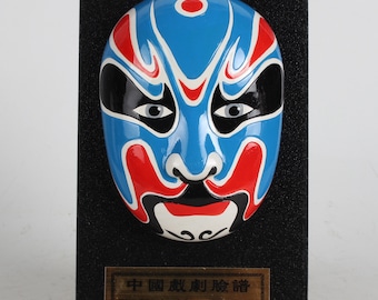Hand-painted lacquerware masks and statues