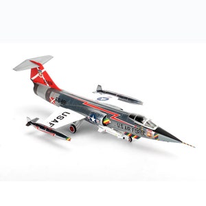 Die cast US F-104C Supersonic Fighter jet Militarized Combat 1:72 Ratio Alloy and Plastic Simulation Men&#39;s Gift