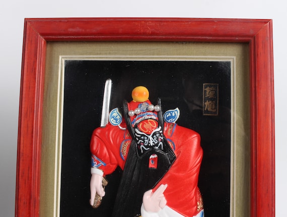 Hand-painted Lacquer Mask of Zhong Kui Statue - Etsy