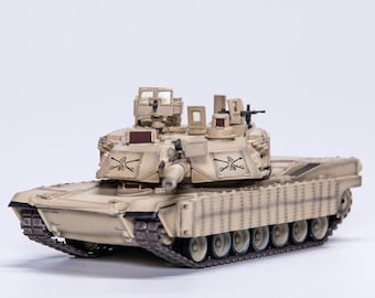 Panzerkampf 1/72 American M1A2 TUSK1 Abrams M1 main battle tank completed in Sand color
