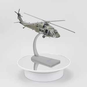 Diecast 1:72 Scale UH-60 Militarized Combat Black Hawk Helicopter Alloy Model Toy Gift Collection Simulation Display Decoration