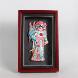 Hand painted lacquer statue of Big Joe mask