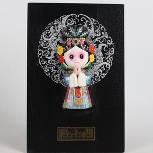 Handbemalte Lack Maske der Diao Chan Statue