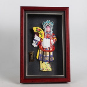 Hand-painted lacquer mask of Yang Gui Fei statue