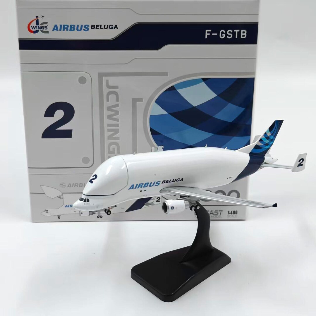 1/400 Jcwings Airbus A300B4-600ST Beluga Transport Aircraft Alloy