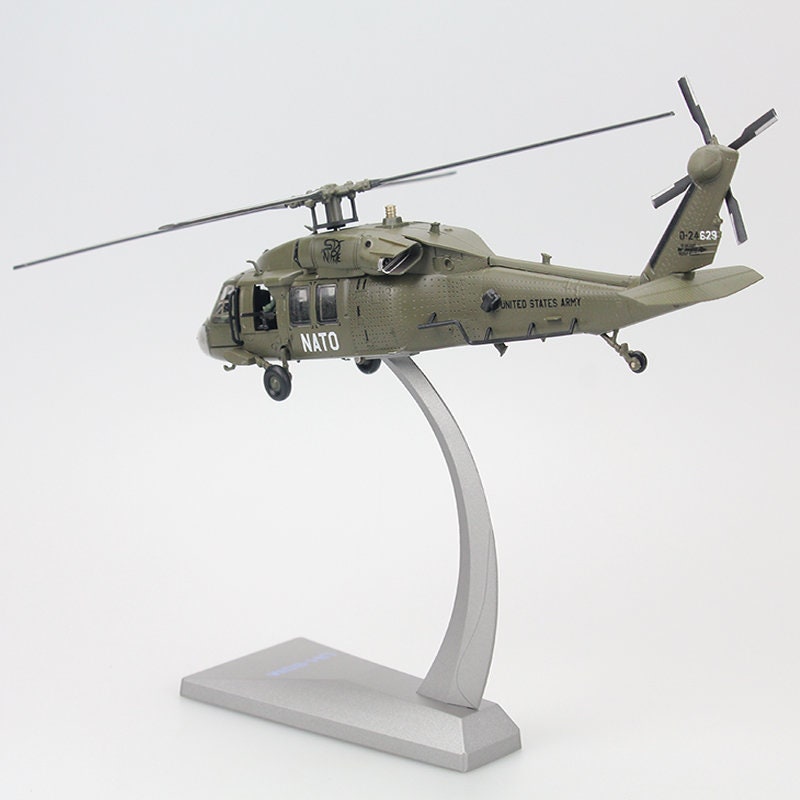Handmade 1:72 Scale UH-60 Black Hawk Helicopter Alloy Model - Etsy